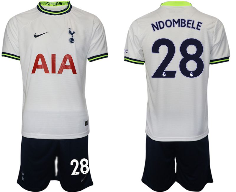 Cheap Men 2022-2023 Club Tottenham Hotspur home white 28 Soccer Jersey